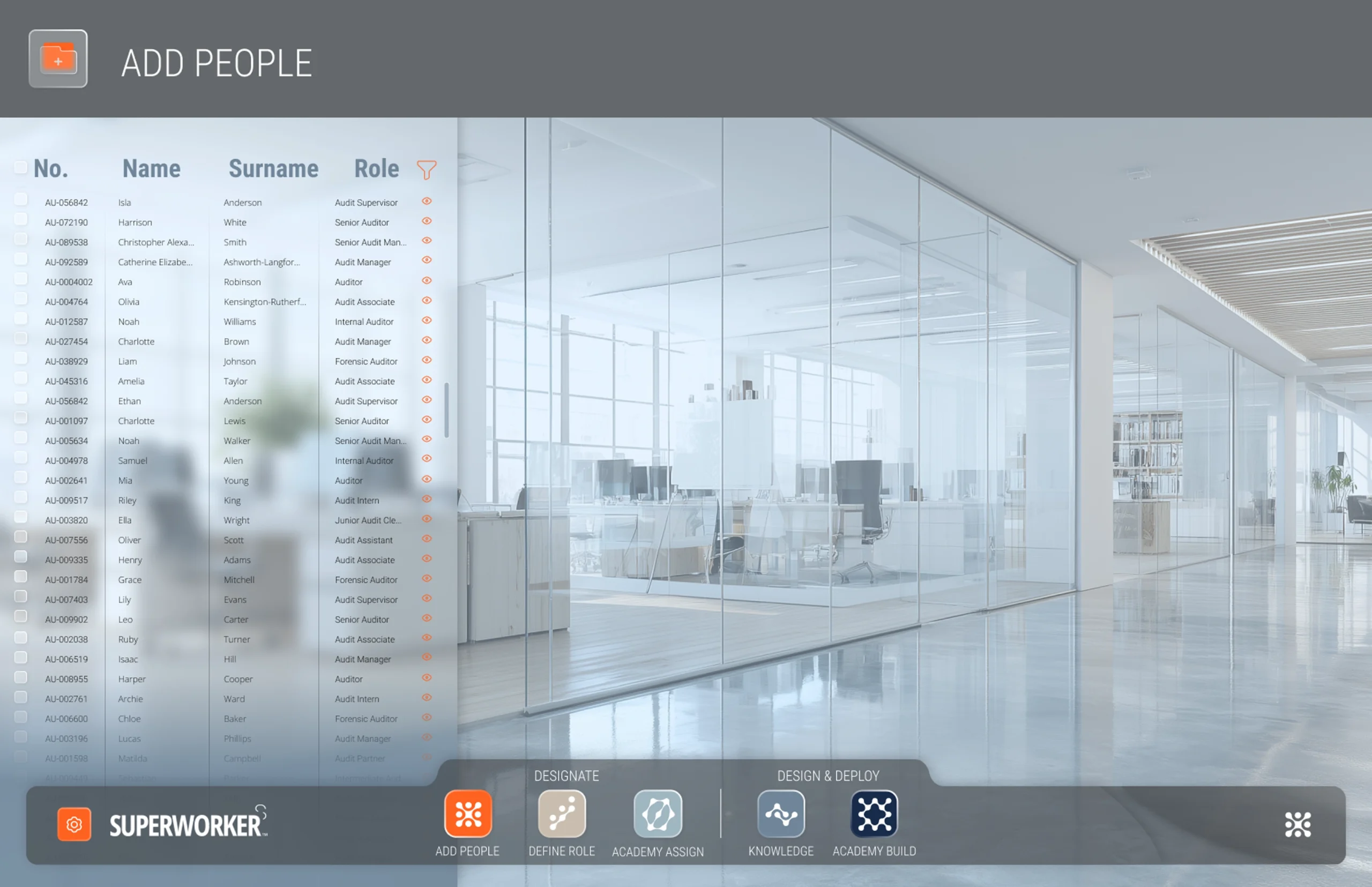 Add People Order from chaos